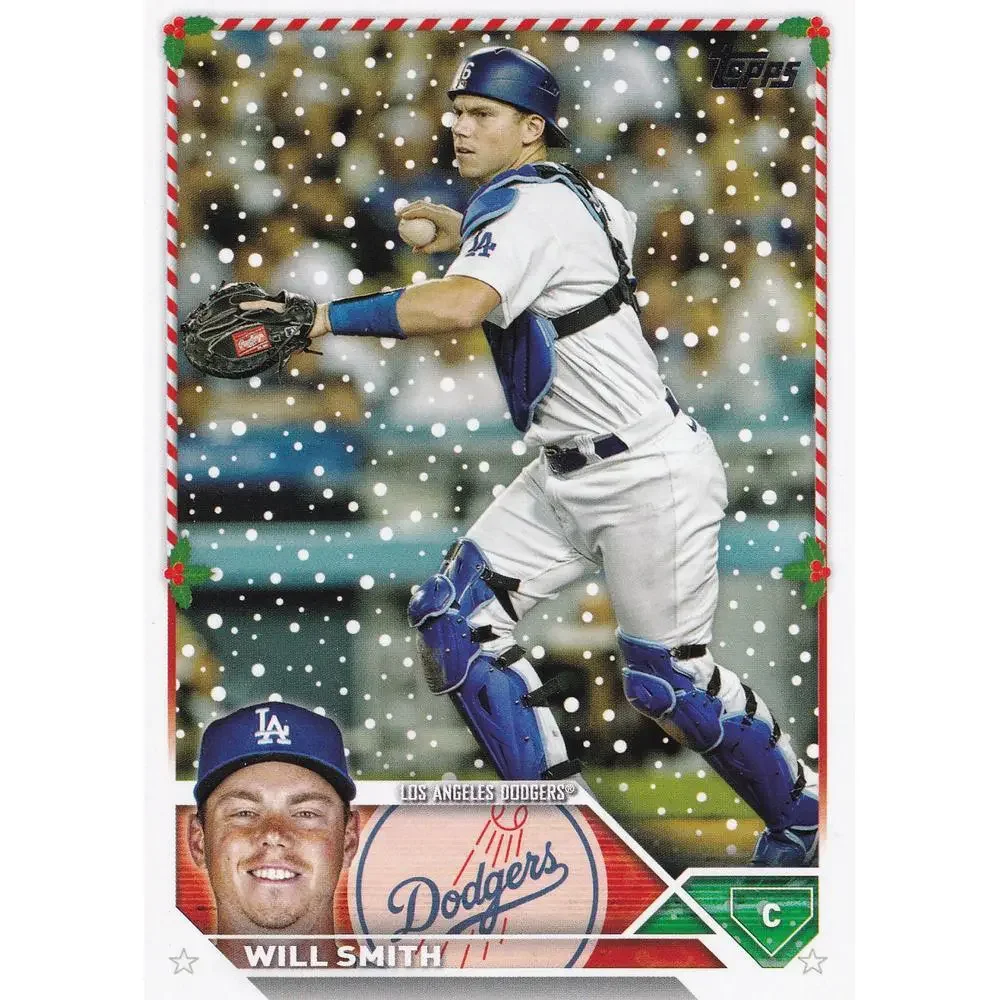 2023 Topps Holiday Will Smith H83 Los Angeles Dodgers